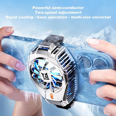 N15 Mobile Phone Cooler Semiconductor Mobile Phone Radiator Game Phone Cooler Portable Cooling Fan